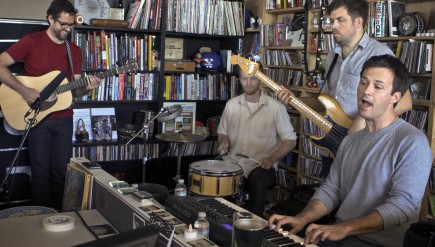 The Dismemberment Plan performs a Tiny Desk concert in October 2013.