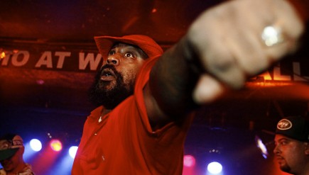 Sean Price onstage in New York City in September of 2014.